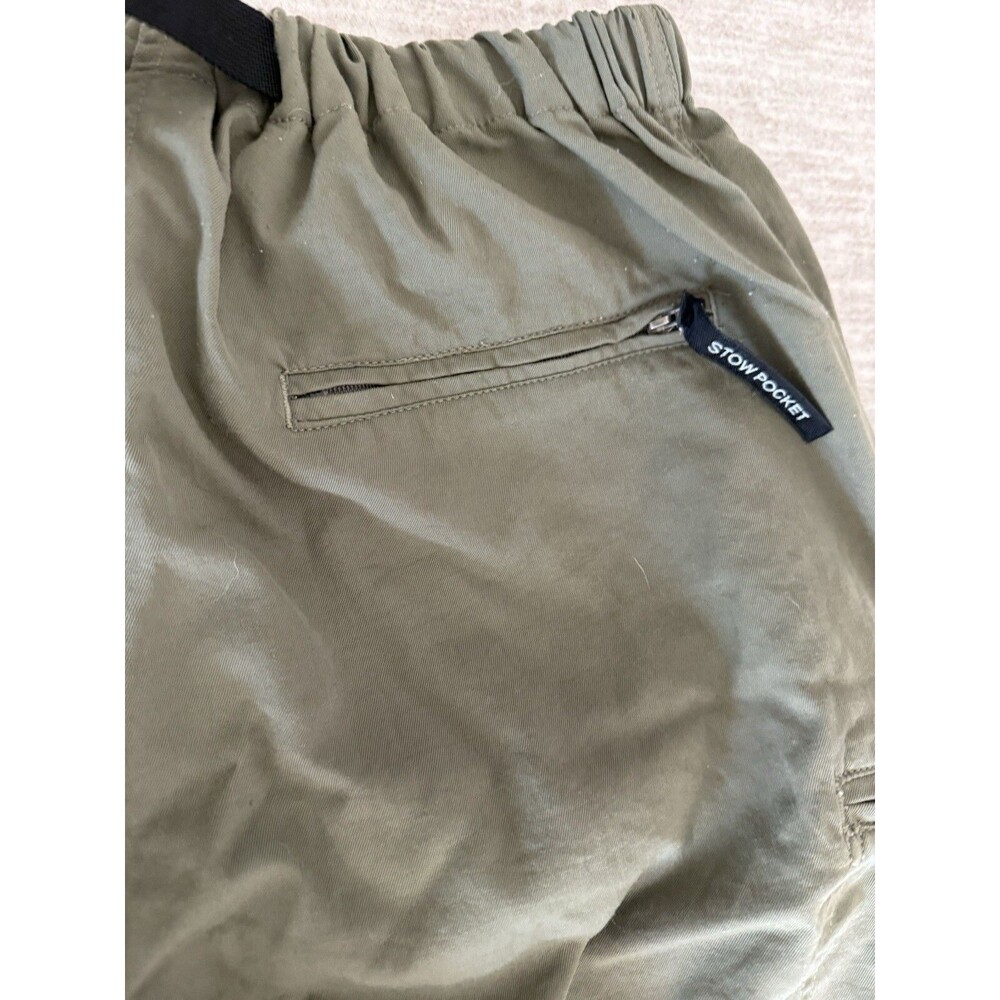The North Face Women Cargo Pants Size M Olive Military Green Belted Regular Fit - Picture 9 of 11